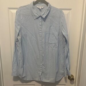 Old Navy Sky Blue Casual Button-Down Shirt XL TALL